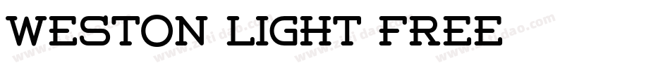 Weston Light Free字体转换